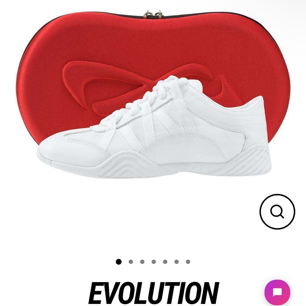 Cheer shoes , size 8.5 , color white